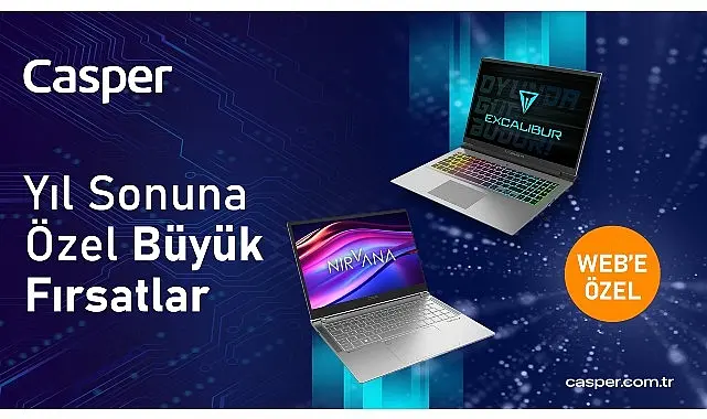 Türkiye’nin teknoloji markası Casper, yılın son ayını teknoloji tutkunlarına özel