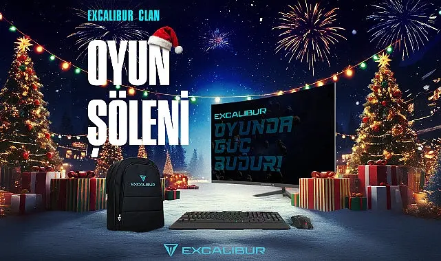 Excalibur’un düzenlediği ‘Yılbaşı Şöleni’, yeni yıl coşkusunu oyun dünyasıyla bir
