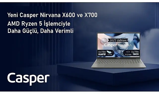 Yarının tercihlerini bugünden kullanıcılarına sunan Casper, Nirvana X600 ve X700