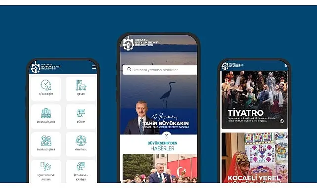 Kocaeli Büyükşehir Belediyesi’nin tüm hizmetlerine kolay erişim sağlanan ve hizmetler