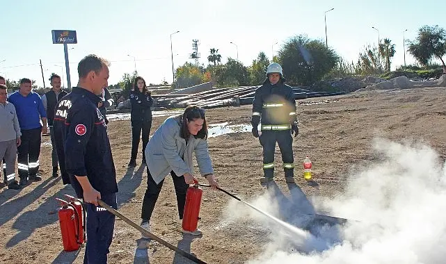 Antalya Büyükşehir Belediyesi İtfaiye Daire Başkanlığı tarafından Finike ve Döşemealtı