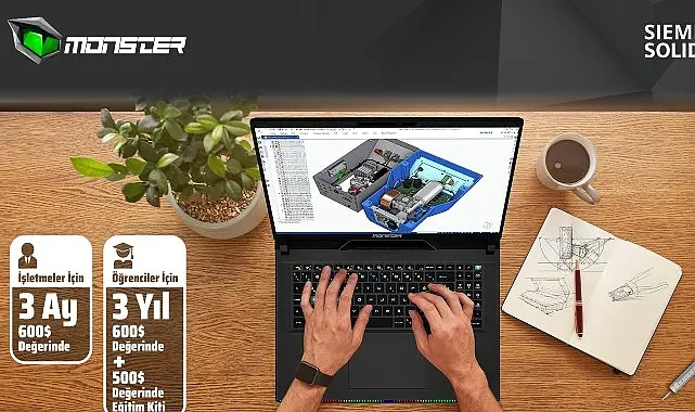 Teknoloji dünyasının önde gelen markaları Monster ve Siemens, mühendisler, tasarımcılargibi