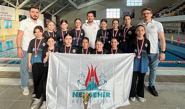 Nevşehir Belediyesi Sutopu Takımı, U12 Kadınlar Federasyon Kupası’nda Türkiye Üçüncüsü