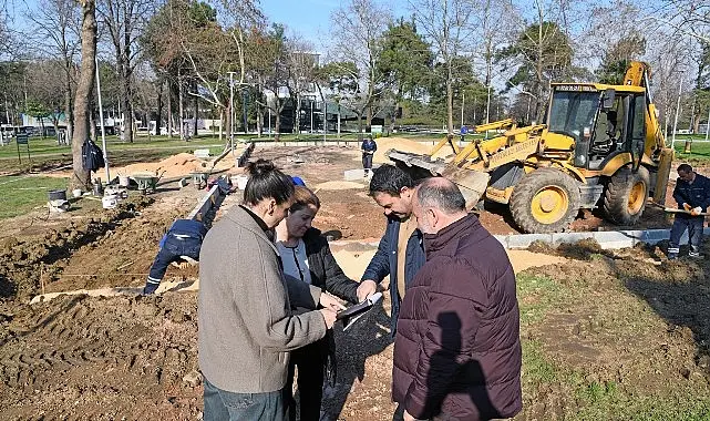 Osmangazi Belediyesi, şehrin önemli yeşil alanlarından olan Merinos Parkı’na modern