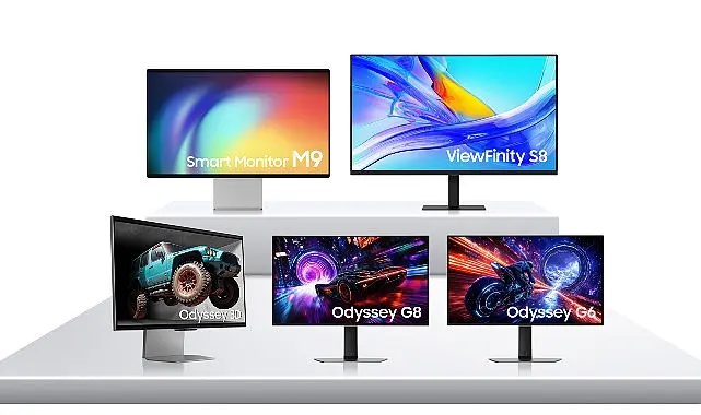 Samsung Electronics, 2025 yılının yeni monitörlerini duyurdu. İlk kez CES