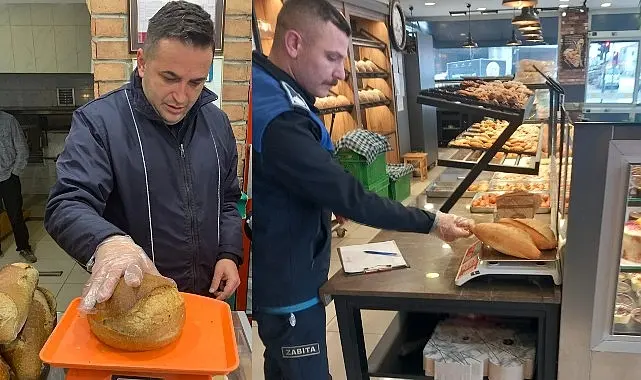 İnegöl Belediyesi Zabıta Müdürlüğü, ekmek fırınlarını mercek altına aldı. 67