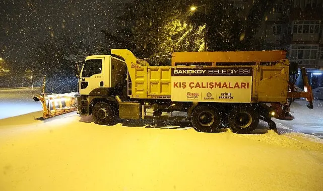 Haber Gündemi – Bakırköy Belediyesi, kar yağışının etkisini artırmasıyla birlikte