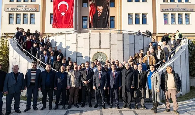 İzmir Büyükşehir Belediye Başkanı Dr. Cemil Tugay, Ödemiş’te mahalle muhtarları,