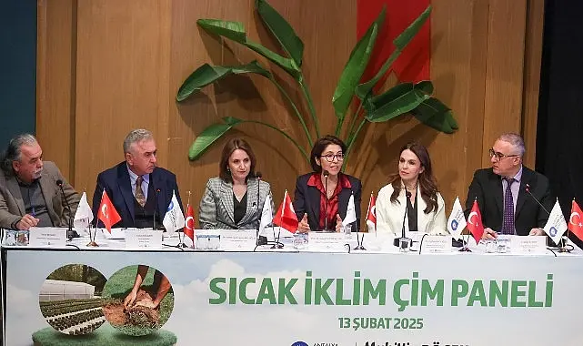 Türkiye’de kuraklığa dayanıklı çim üretimini başlatan ilk belediye olan Antalya