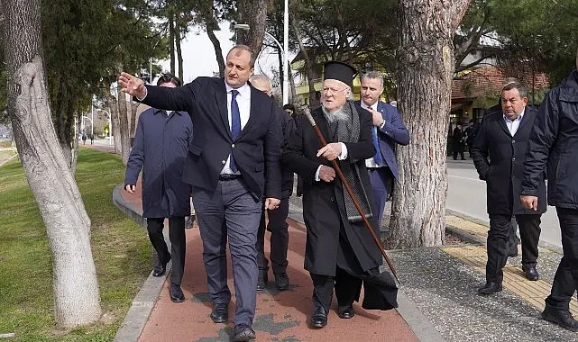 Fener Rum Patriği Bartholomeos, beraberindeki heyet ile birlikte İznik’e bir