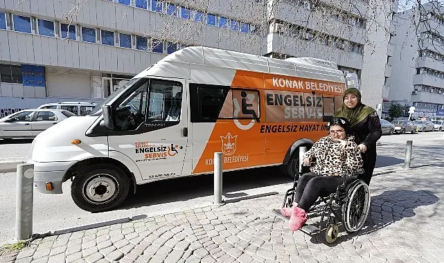 Konak Belediyesi’nin engelli vatandaşların hayatını kolaylaştıran hizmeti Engelsiz Servis, ihtiyacı