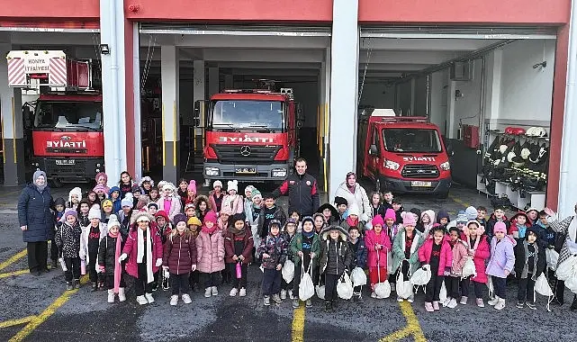 Konya Büyükşehir Belediyesi’nin şehir merkezindeki tüm ilkokul 1. sınıf öğrencileri