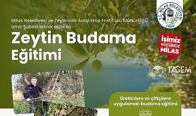 Milas Belediyesi ve Zeytincilik Araştırma Enstitüsü Bornova-İzmir Şubesi’nin teknik personelleri