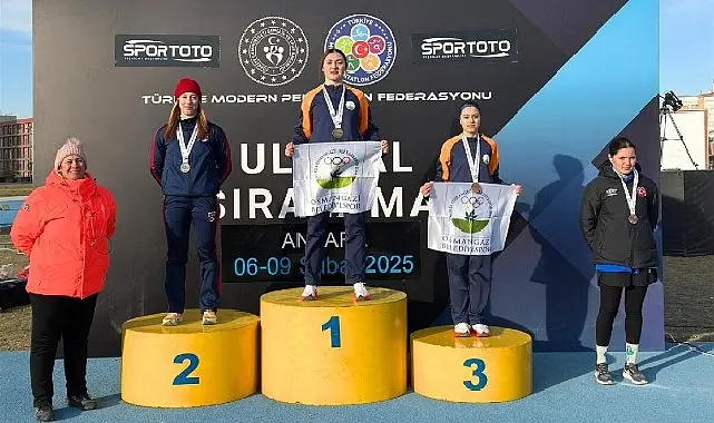 Osmangazi Belediyespor Kulübü sporcuları Eda Özrodop ve Nilsu Mutlu, Ankara’da