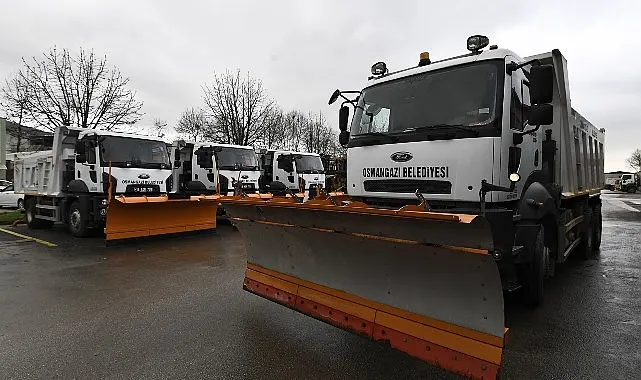Osmangazi Belediyesi, Bursa’da başlayan kar yağışında ilçede herhangi bir olumsuzluk