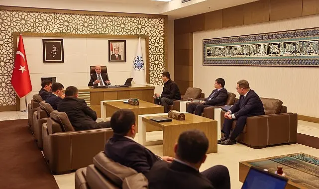 Özbekistan’dan Konya’ya bir dizi ziyaretler için gelen Türk Dünyası Belediyeler