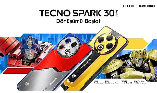 Yenilikçi teknoloji markası TECNO, heyecan verici SPARK 30 Serisi’ni Türkiye’de