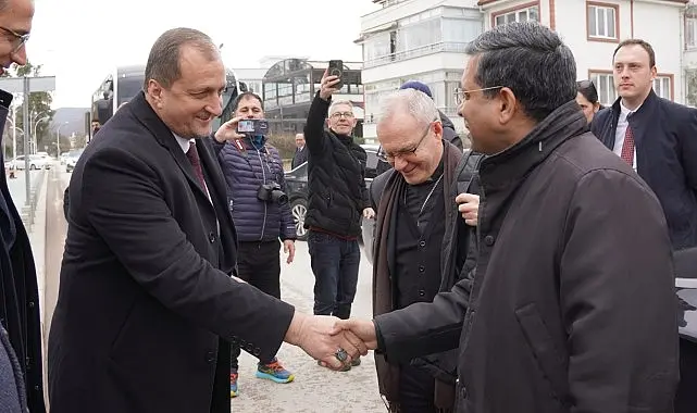 İznik Belediye Başkanı Kağan Mehmet Usta Vatikan’dan gelen heyeti İznik