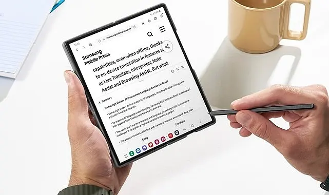 Samsung, daha eski modellerini de Galaxy AI özellikleriyle donatarak mobil